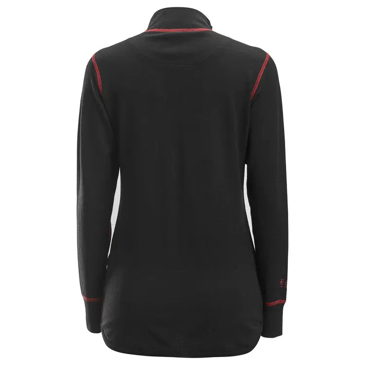 9476 ProtecWork Women's Half Zip Wool Long Sleeve Shirt