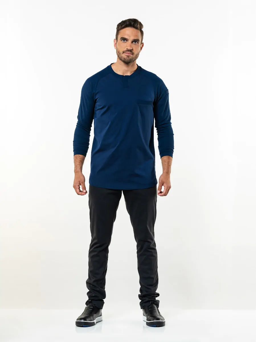 Chef Jacket T-shirt Valente UFX Navy LS