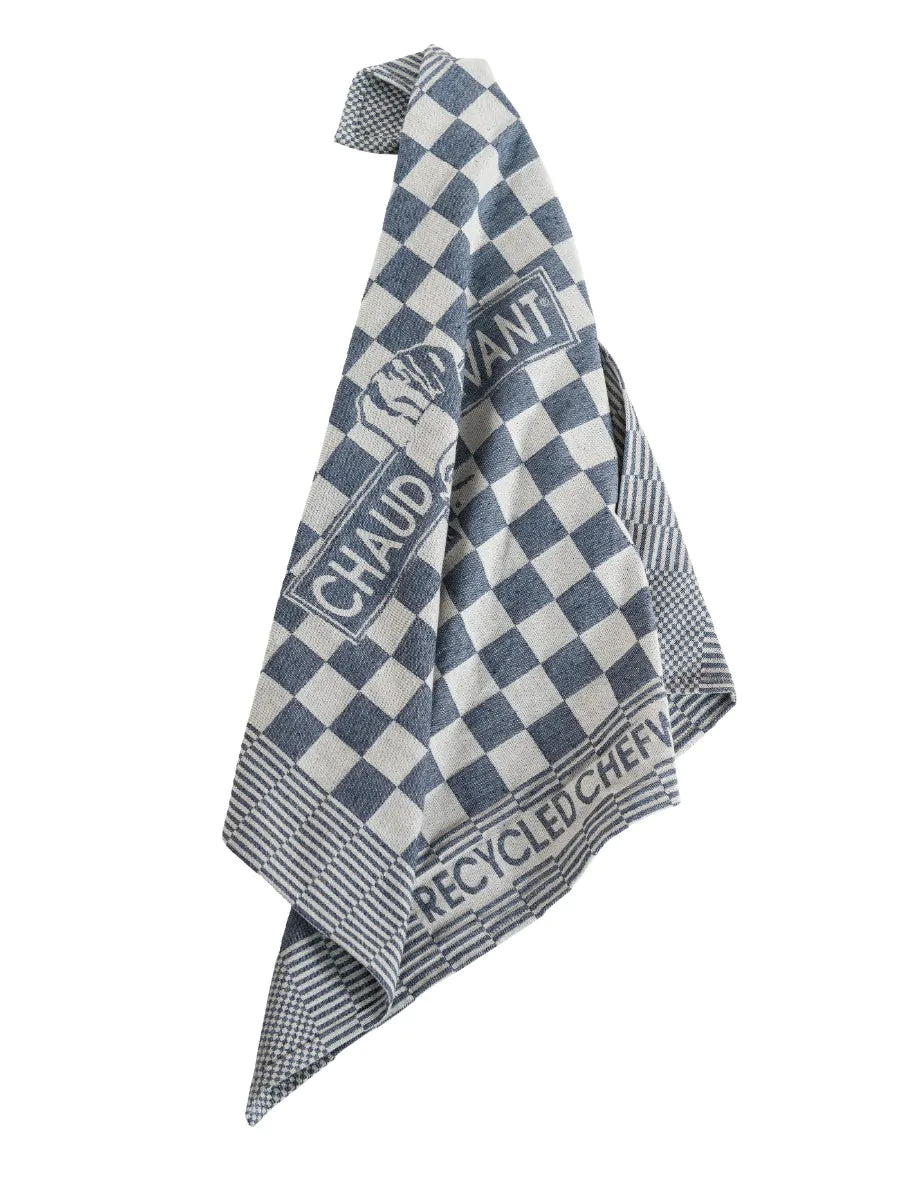 Kitchen Textiles Recycled Chef Towels Blue (3pcs) 65x65 cm