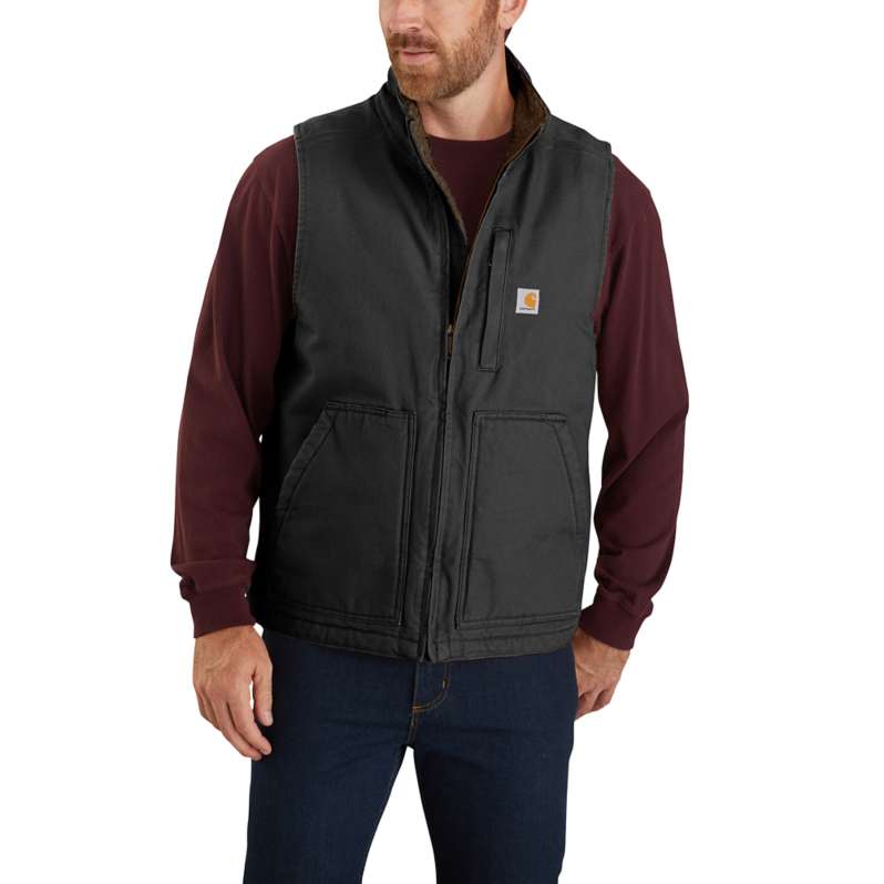 Washed Duck Mock-Neck Gilet